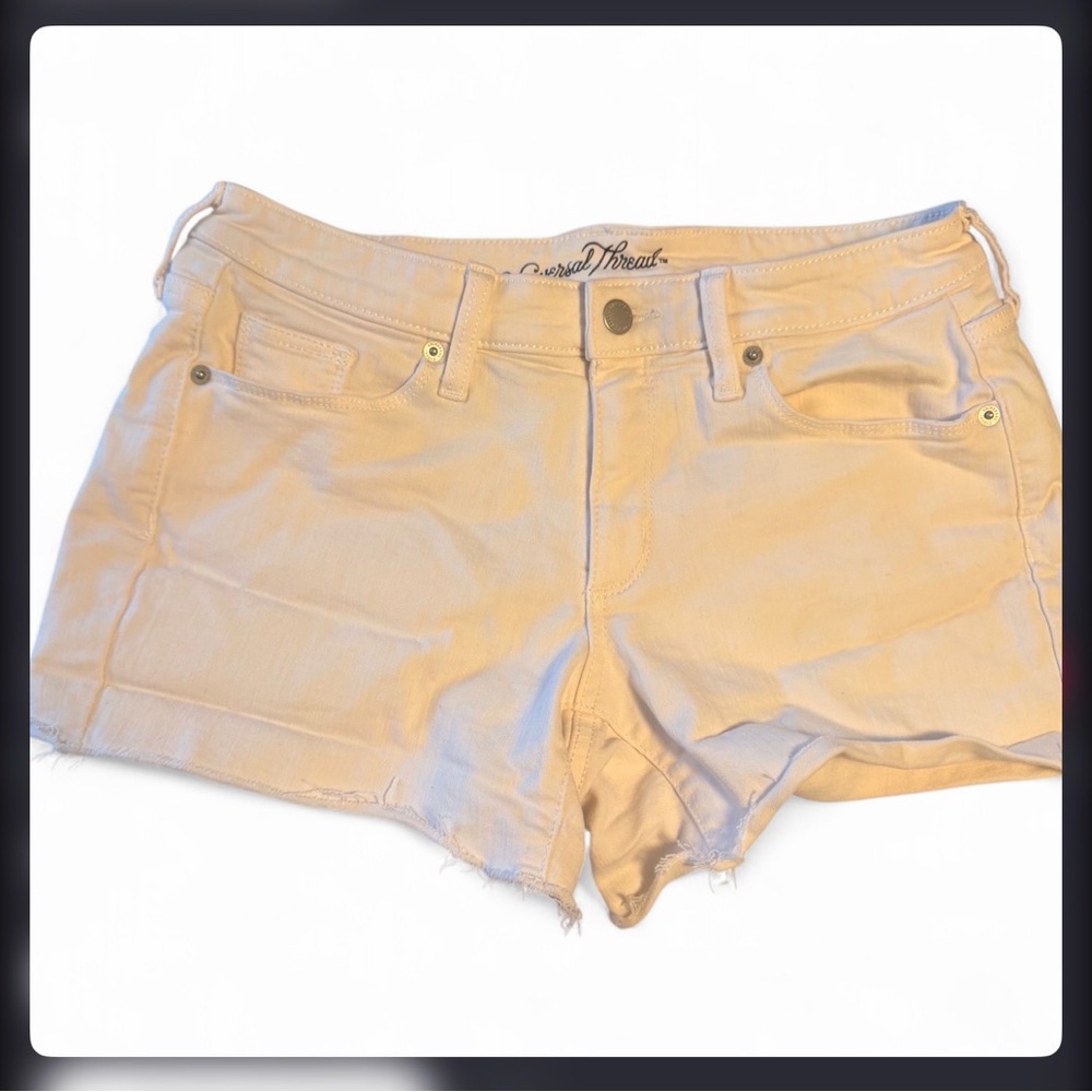 Women’s Universal Thread White Denim Shorts Size 6